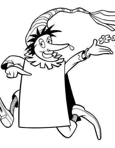 Disegno del Bertol classico da colorare