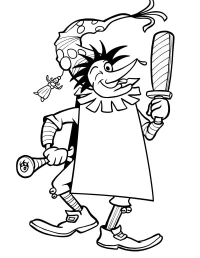 Disegno del Bertol Bufon da colorare