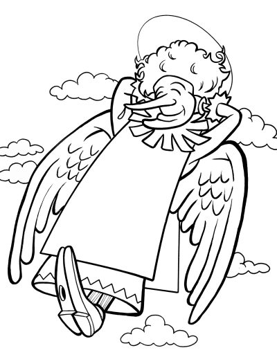 Disegno del Bertol di Natale da colorare